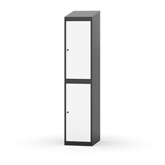 Novis garderobeskab skrå topplade 2:1 B40 cm