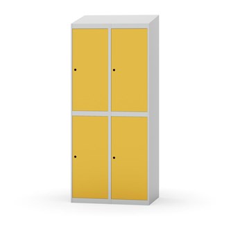 Novis garderobeskab skrå topplade 2:2 B80 cm