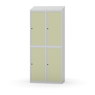 Novis garderobeskab skrå topplade 2:2 B80 cm