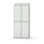 Novis garderobeskab skrå topplade 2:2 B80 cm