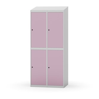 Novis garderobeskab skrå topplade 2:2 B80 cm