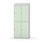Novis garderobeskab skrå topplade 2:2 B80 cm