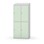 Novis garderobeskab skrå topplade 2:2 B80 cm