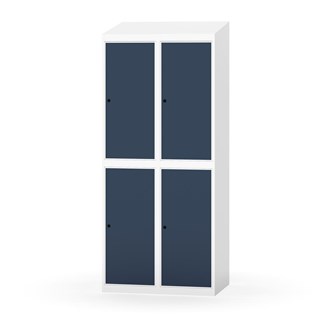 Novis garderobeskab skrå topplade 2:2 B80 cm