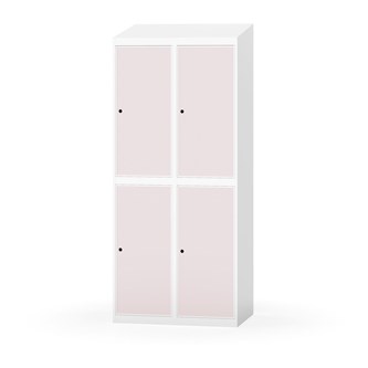 Novis garderobeskab skrå topplade 2:2 B80 cm