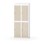 Novis garderobeskab skrå topplade 2:2 B80 cm