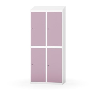 Novis garderobeskab skrå topplade 2:2 B80 cm