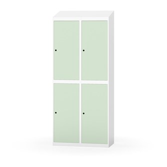 Novis garderobeskab skrå topplade 2:2 B80 cm