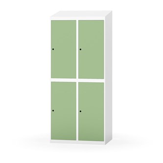 Novis garderobeskab skrå topplade 2:2 B80 cm