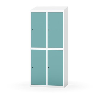 Novis garderobeskab skrå topplade 2:2 B80 cm