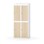 Novis garderobeskab skrå topplade 2:2 B80 cm