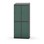Novis garderobeskab skrå topplade 2:2 B80 cm