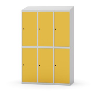 Novis garderobeskab skrå topplade 2:3 B120 cm