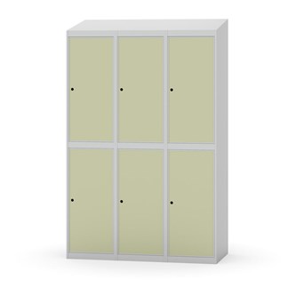 Novis garderobeskab skrå topplade 2:3 B120 cm