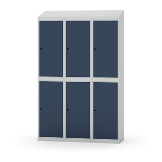 Novis garderobeskab skrå topplade 2:3 B120 cm