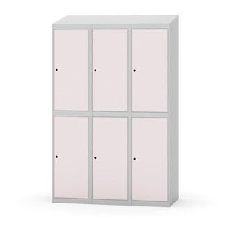 Novis garderobeskab skrå topplade 2:3 B120 cm