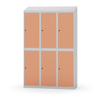 Novis garderobeskab skrå topplade 2:3 B120 cm