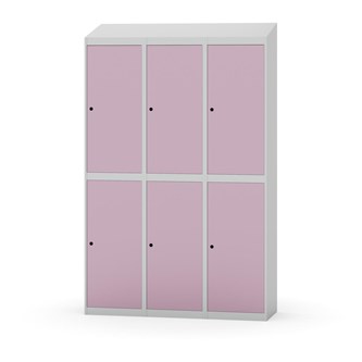 Novis garderobeskab skrå topplade 2:3 B120 cm