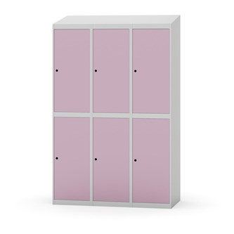 Novis garderobeskab skrå topplade 2:3 B120 cm