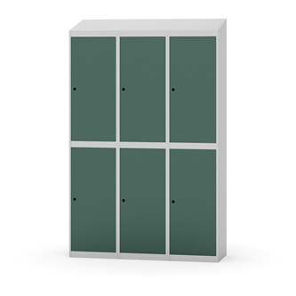 Novis garderobeskab skrå topplade 2:3 B120 cm