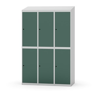 Novis garderobeskab skrå topplade 2:3 B120 cm