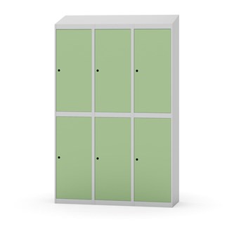 Novis garderobeskab skrå topplade 2:3 B120 cm