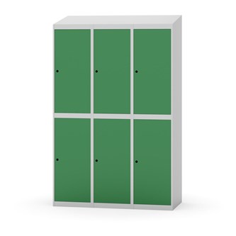 Novis garderobeskab skrå topplade 2:3 B120 cm