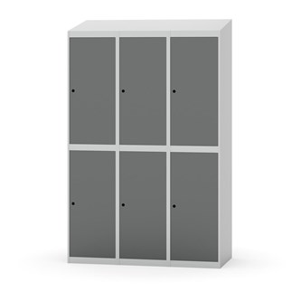 Novis garderobeskab skrå topplade 2:3 B120 cm