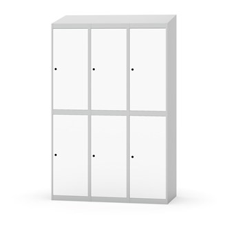 Novis garderobeskab skrå topplade 2:3 B120 cm