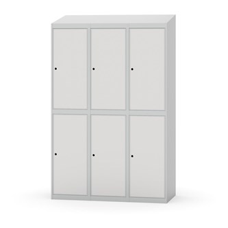 Novis garderobeskab skrå topplade 2:3 B120 cm