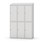 Novis garderobeskab skrå topplade 2:3 B120 cm