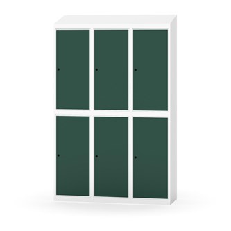 Novis garderobeskab skrå topplade 2:3 B120 cm