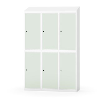 Novis garderobeskab skrå topplade 2:3 B120 cm