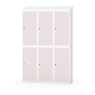 Novis garderobeskab skrå topplade 2:3 B120 cm
