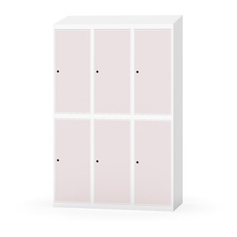 Novis garderobeskab skrå topplade 2:3 B120 cm