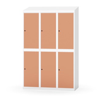 Novis garderobeskab skrå topplade 2:3 B120 cm