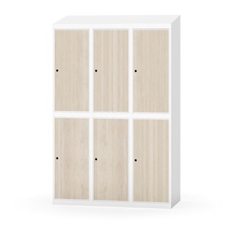 Novis garderobeskab skrå topplade 2:3 B120 cm
