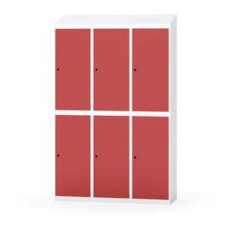 Novis garderobeskab skrå topplade 2:3 B120 cm