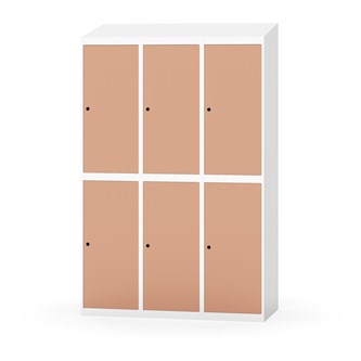 Novis garderobeskab skrå topplade 2:3 B120 cm