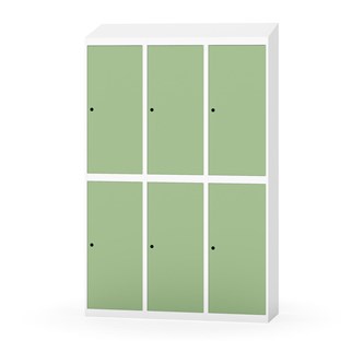 Novis garderobeskab skrå topplade 2:3 B120 cm