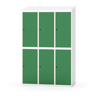 Novis garderobeskab skrå topplade 2:3 B120 cm