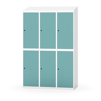 Novis garderobeskab skrå topplade 2:3 B120 cm