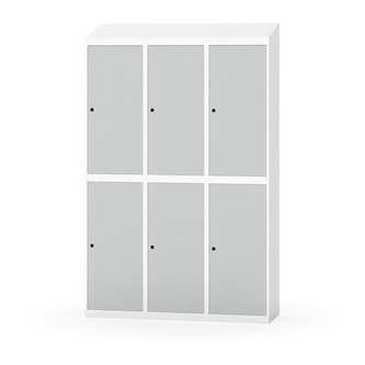 Novis garderobeskab skrå topplade 2:3 B120 cm