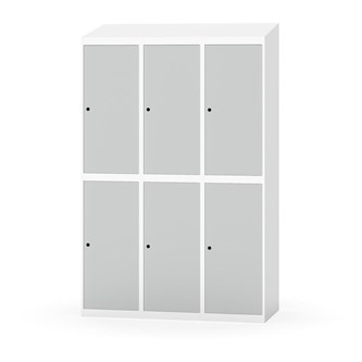 Novis garderobeskab skrå topplade 2:3 B120 cm