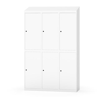 Novis garderobeskab skrå topplade 2:3 B120 cm