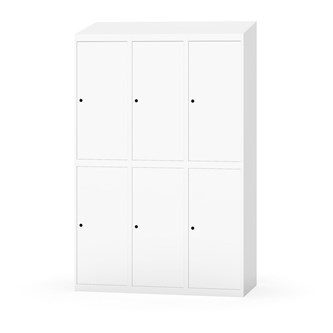 Novis garderobeskab skrå topplade 2:3 B120 cm