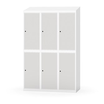 Novis garderobeskab skrå topplade 2:3 B120 cm