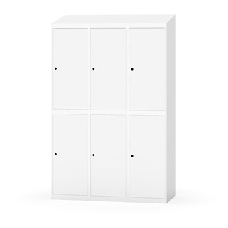 Novis garderobeskab skrå topplade 2:3 B120 cm