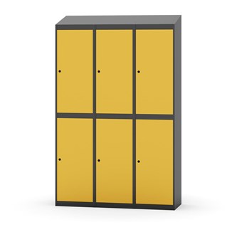 Novis garderobeskab skrå topplade 2:3 B120 cm