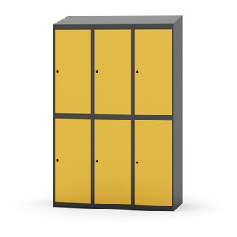 Novis garderobeskab skrå topplade 2:3 B120 cm